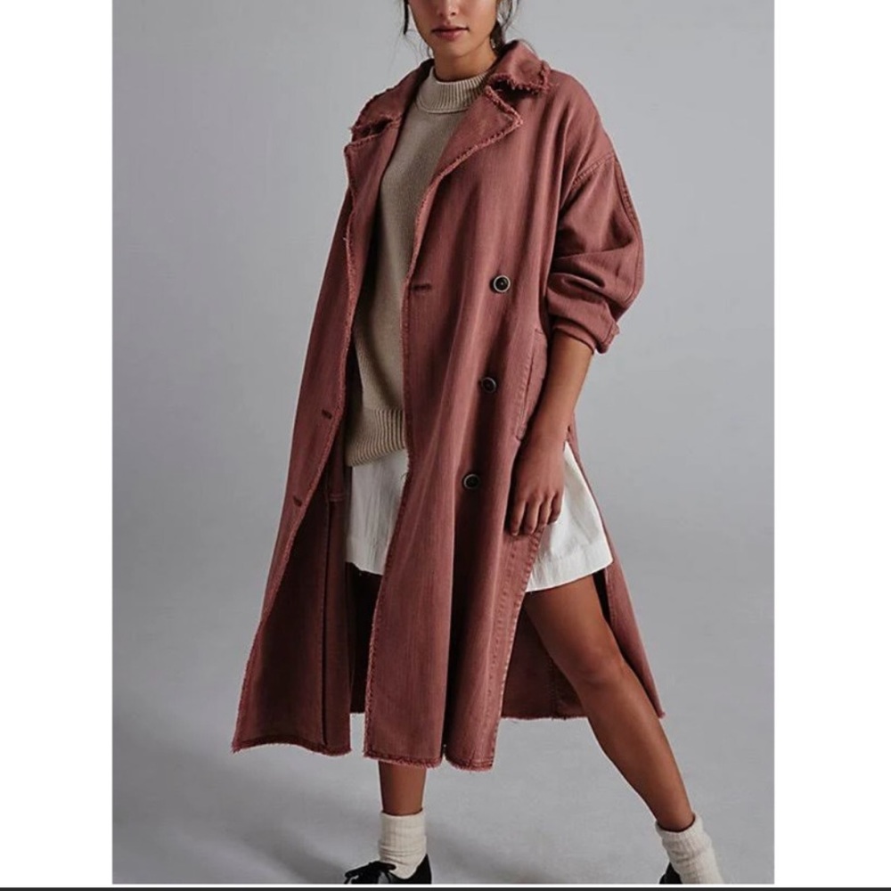 Free People Kelly Trench Coat